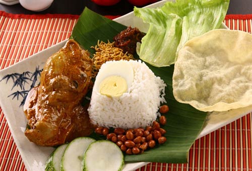 Món Nasi Lemak.