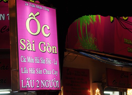 oc sai gon pho tran nhan tong - ha noi