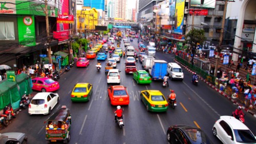 Nhung chiec xe taxi tai Thai Lan