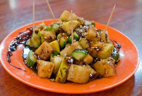 Salad tron rau qua Rojak