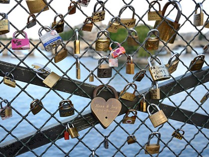 Cau tinh yeu Pont des Arts