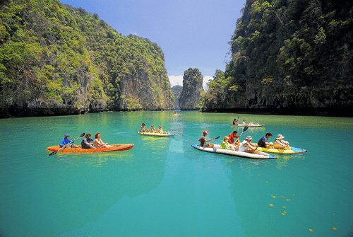 Trai nghiem hoat dong cheo thuyen o Phuket