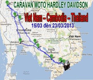 caravan bang xe gan may 3 nuoc viet nam - campuchia - thai lan