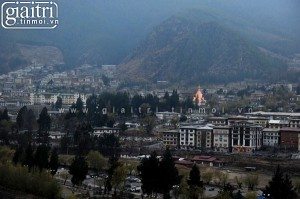 thu do thimphu nam lot thom trong mot thung lung