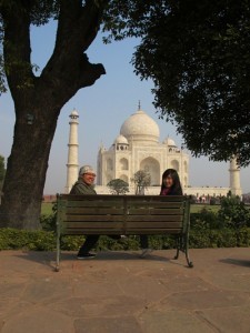 Ky niem voi Taj Mahal