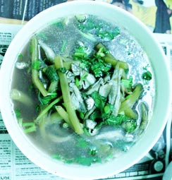canh chua bong sung