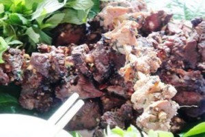 Cac mon an tu thit dui