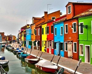 Du lich dao Burano xinh dep