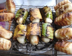 Chuoi nep nuong