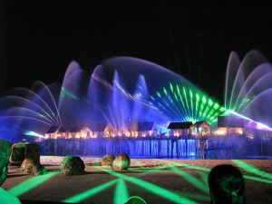 Khung canh tuyet dep o dao Sentosa