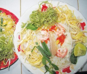 Bun nuoc leo Soc Trang