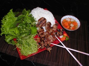 Dac san bun cha Ha Noi