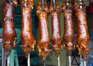 Thit lon quay Lechon