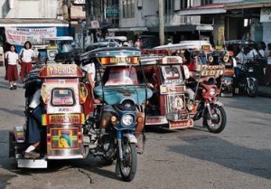 Xe ba banh o Philippines