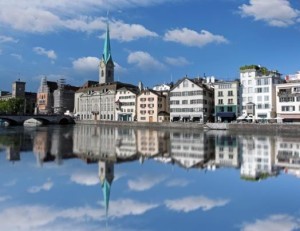 Khu pho co o Zurich
