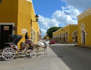 Duong pho o Izamal rat sach se