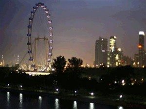 Du quay Singapore Flyer