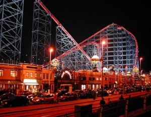 du lich cong vien blackpool pleasure beach o anh