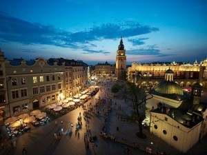 Thanh pho Krakow o Ba Lan