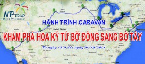 Caravan kham pha Hoa Ky