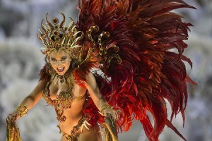 Le hoi Carnival o Brazil