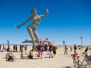 Le hoi Burning man