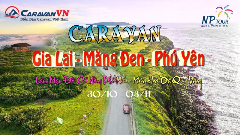 CARAVAN GIA LAI MANG DEN PHU YEN NP CARAVAN TOUR 102024