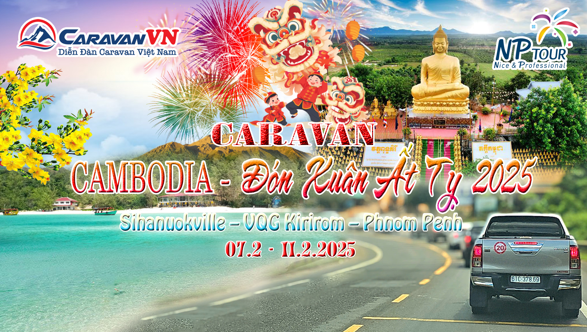 CaravanVN Cambodia Tet At Ty 5N NP caravan tour